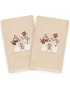 Linum Home Textiles Christmas Snow Family 2-pc. Hand Towel
