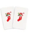 Linum Home Textiles Christmas Stocking 2-pc. Hand Towel