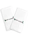 Linum Home Textiles Set Of 2 Embroidered Hand Towels
