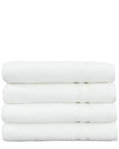 Linum Home Textiles Set Of 4 Denzi Hand Towels In White