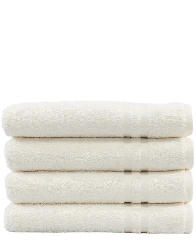 Linum Home Textiles Set Of 4 Denzi Hand Towels In Neutral