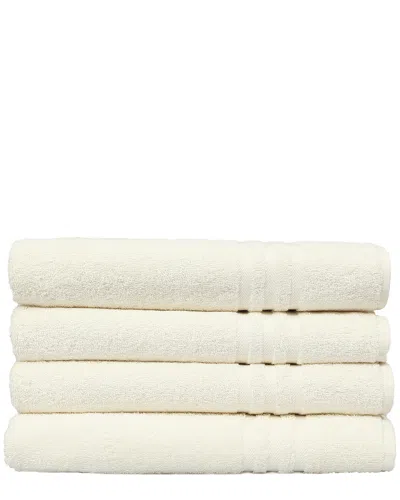 Linum Home Textiles Set Of 4 Denzi Turkish Cotton Bath Towels