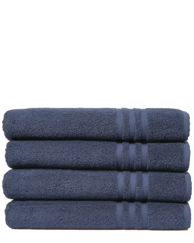 Linum Home Textiles Set Of 4 Denzi Turkish Cotton Bath Towels