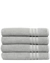 Linum Home Textiles Set Of 4 Denzi Turkish Cotton Bath Towels