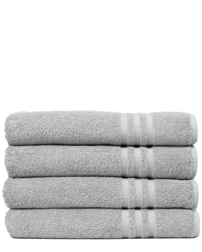 Linum Home Textiles Set Of 4 Denzi Turkish Cotton Bath Towels