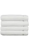 Linum Home Textiles Set Of 4 Herringbone Hand Towels