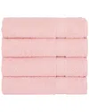 Linum Home Textiles Set Of 4 Turkish Cotton Sinemis Terry Hand Towels