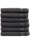Linum Home Textiles Set Of 6 Herringbone Washcloths