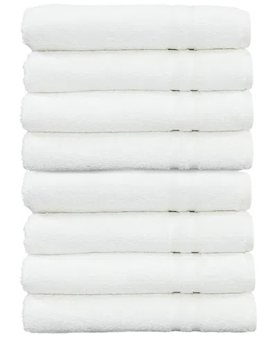 Linum Home Textiles Set Of 8 Denzi Hand Towels In White