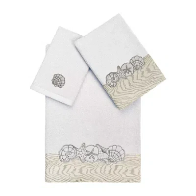 Linum Home Textiles Shell Row 3-pc. Bath Towel Set In Multi