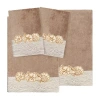 Linum Home Textiles Shell Row 4-pc. Bath Towel Set In Brown