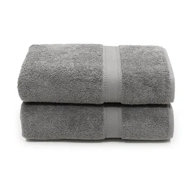 Linum Home Textiles Sinemis Terry 2-pc. Quick Dry Bath Towel In Gray