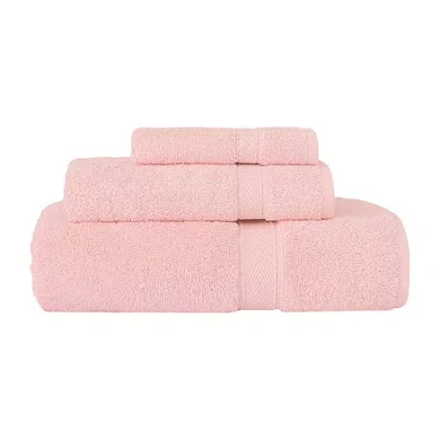 Linum Home Textiles Sinemis Terry 3-pc. Quick Dry Bath Towel Set In Pink