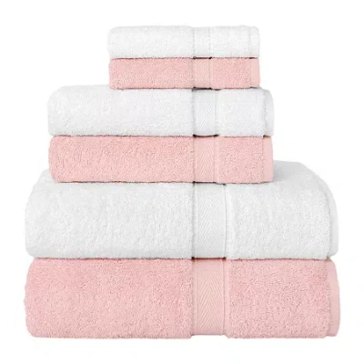 Linum Home Textiles Sinemis Terry 6-pc. Quick Dry Bath Towel Set In Pink