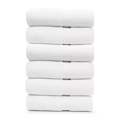 Linum Home Textiles Sinemis Terry 6-pc. Quick Dry Bath Towel In White