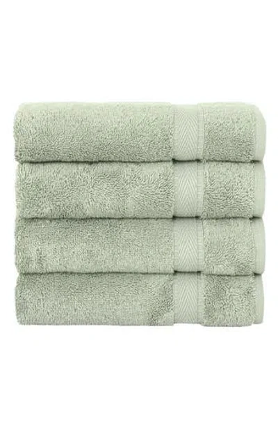 Linum Home Textiles Sinemis Terry Hand Towels In Green
