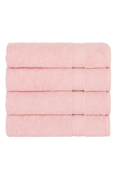 Linum Home Textiles Sinemis Terry Hand Towels In Pink
