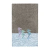 Linum Home Textiles Sofia Embellished Embellished Animal Bath Towel In Gray