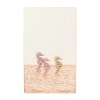 Linum Home Textiles Sofia Embellished Embellished Animal Bath Towel In Sand