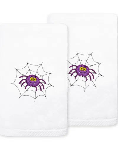 Linum Home Textiles Spider Turkish Cotton Hand Towel In White
