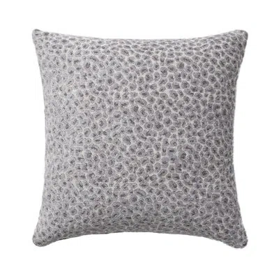 Linum Home Textiles Spots Pillow Cover Spots Decorative Square Pillow Cover In Light Gray