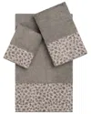 Linum Home Textiles Spots Turkish Cotton 3pc Embellished Towel Set