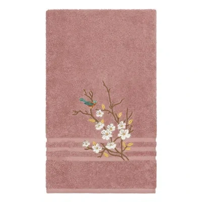 Linum Home Textiles Spring Time Turkish Cotton Bath Towel In Tea Rose