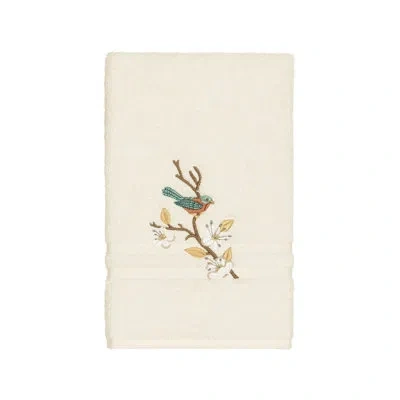Linum Home Textiles Spring Time Turkish Cotton Hand Towel In Cream