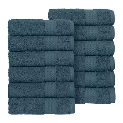 Linum Home Textiles Starlight Terry 12-pc. Hand Towel In Blue