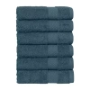 Linum Home Textiles Starlight Terry 6-pc. Hand Towel In Blue