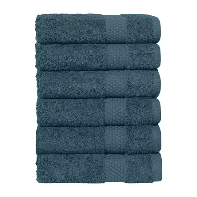 Linum Home Textiles Starlight Terry 6-pc. Hand Towel In Blue