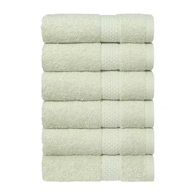 Linum Home Textiles Starlight Terry 6-pc. Hand Towel In Green