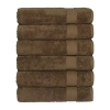 Linum Home Textiles Starlight Terry 6-pc. Quick Dry Bath Towel In Brown