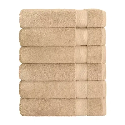 Linum Home Textiles Starlight Terry 6-pc. Quick Dry Bath Towel In Neutral