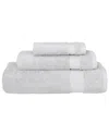Linum Home Textiles Starlight Turkish Cotton Terry 3pc Towel Set In Grey