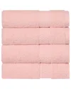 Linum Home Textiles Starlight Turkish Cotton Terry Hand Towels Set In Pink