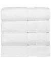 Linum Home Textiles Starlight Turkish Cotton Terry Hand Towels Set In White