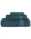 Linum Home Textiles Starlight Turkish Cotton Terry Towel Set In Blue