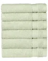 Linum Home Textiles Starlight Turkish Cotton Terry Washcloths Set In Green
