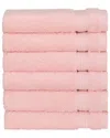 Linum Home Textiles Starlight Turkish Cotton Terry Washcloths Set In Pink