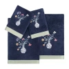 Linum Home Textiles Stella Embellished 4-pc. Bath Towel Set In Blue