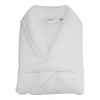 Linum Home Textiles Super Plush Fleece Bathrobe In White