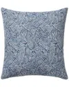Linum Home Textiles Swish Aqua Pillow Cover In Blue
