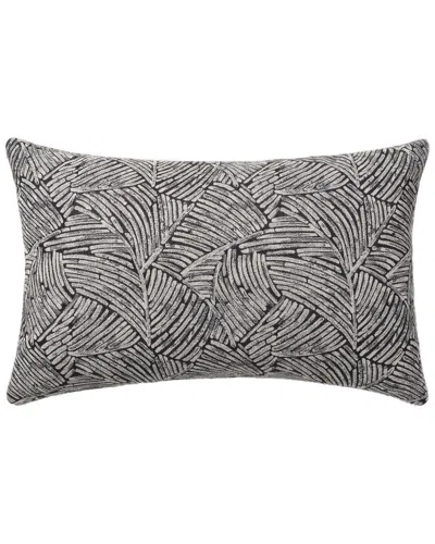 Linum Home Textiles Swish Grey Lumbar Pillow Cover In Gray