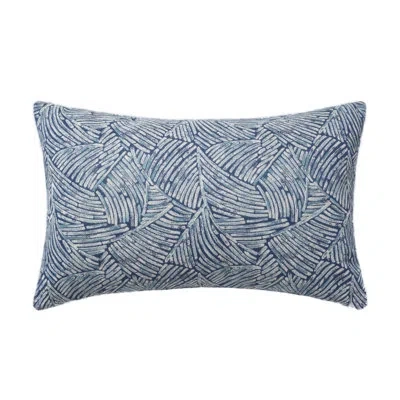 Linum Home Textiles Swish Pillow Cover Swish Decorative Rectangular Pillow Cover In Aqua Blue