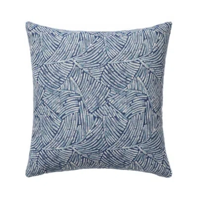 Linum Home Textiles Swish Pillow Cover Swish Decorative Square Pillow Cover In Aqua Blue