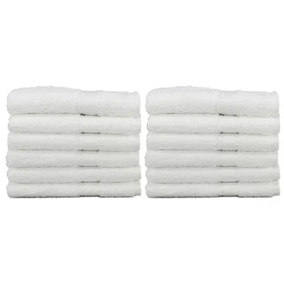Linum Home Textiles Terry 12-pc. Washcloth Set In White