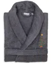 Linum Home Textiles Terry Bath Robe Embroidered
