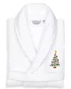 Linum Home Textiles Terry Bath Robe Embroidered