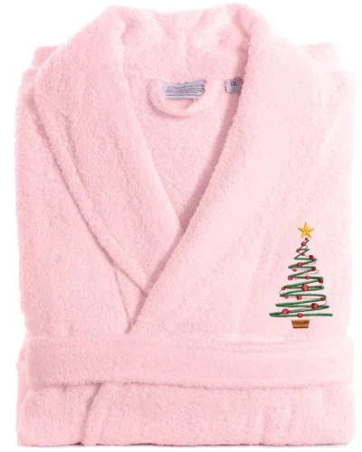 LINUM DNU LINUM HOME TEXTILES TERRY HOLIDAY BATH ROBE EMBROIDERED
